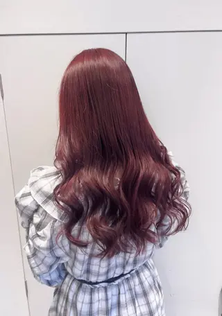 ロング カラー ラフィスヘアードープ所属・👑髪質改善wカラー /ハイトーン/アユカのヘアスタイル