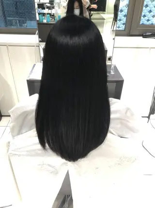 ロング 🦋ミルクティーベー ジュ🦋mayukiのヘアスタイル