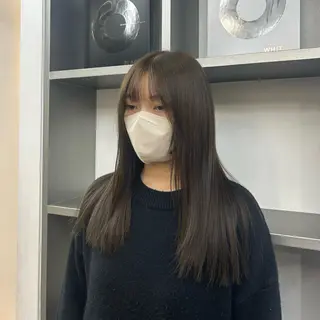 セミロング カラー ✨うる艶/ブリーチ✨ 𝓡𝒖𝓷𝐚💋のヘアスタイル