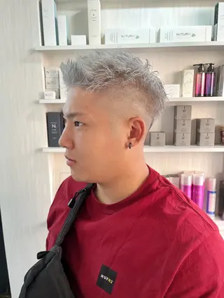 ショート カラー メンズ WEG所属・韓国レイヤー/艶髪 WATSUKIのヘアスタイル