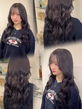 ロング カラー ROVER所属・美咲🤎 /艶カラー /ハイライトカラーのヘアスタイル