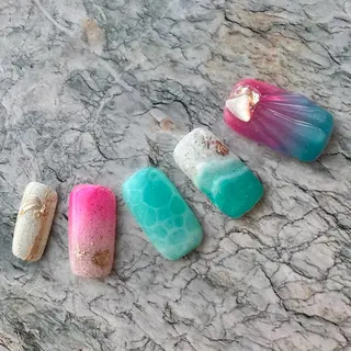 ネイル I_p4ce所属・I_p4ce 🍊あい🍊のネイルデザイン