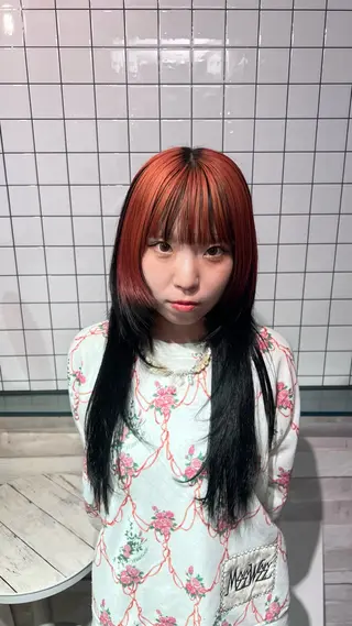 ロング 個性的カラー ☆≡ねねのヘアスタイル