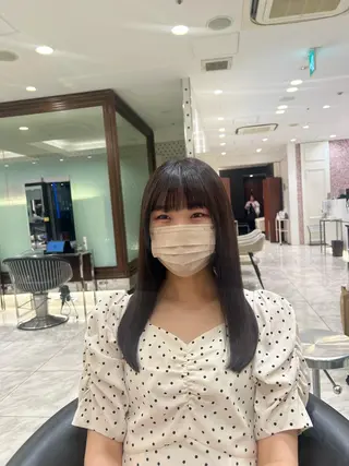 セミロング カラー 大人girly／ 銀座RINOSEのヘアスタイル