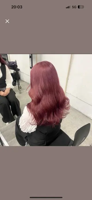 カラー 透ける透明感カラー 🤍anju🪽ྀིのヘアスタイル