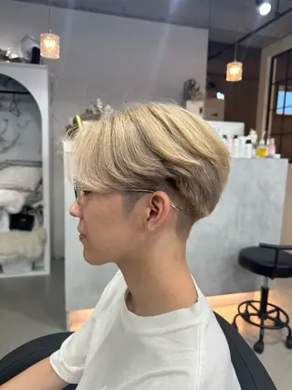カラー メンズ 福田 瑠偉のヘアスタイル