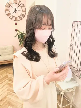 ミディアム カラー ヘアアレンジ ブリーチなし/ レイヤー🌿runaのヘアスタイル