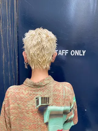 ショート カラー SALOWIN天神大名店所属・吉武 茂暉のヘアスタイル