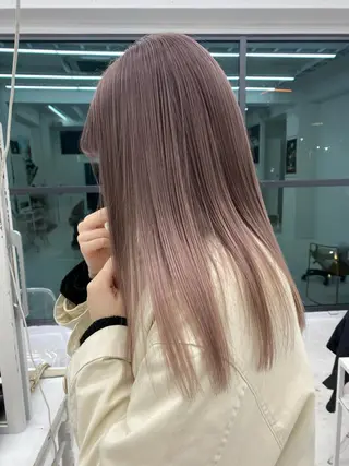 ロング カラー モリシゲ ヒカリ🦕🐬のヘアスタイル