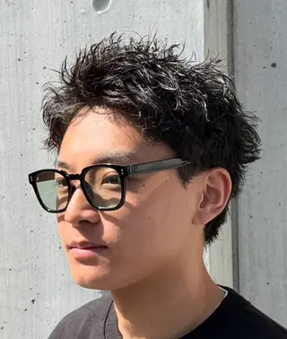パーマ メンズ GLANZ/メンズ カットモデル予約用のヘアスタイル