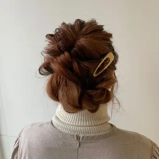 ヘアアレンジ レイヤー/ベージュ /メンズsaraのヘアスタイル