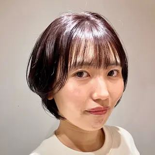 ショート 脱白髪染め/大人ハイ ライト/田中佑季のヘアスタイル