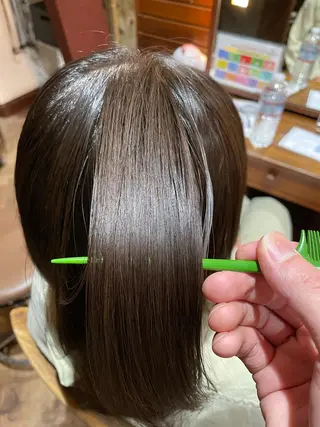 ミディアム stylist YUTOのヘアスタイル