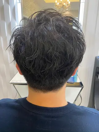 ショート パーマ メンズ 瀬川 茉衣子のヘアスタイル