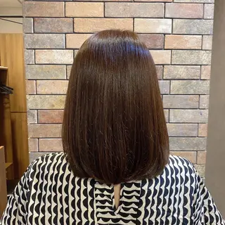 ミディアム 艶カラー推し！ なかはらあかりのヘアスタイル