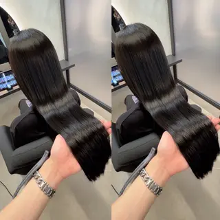 ロング 新宿/韓国風レイヤー 髪質改善/ジャッキーのヘアスタイル