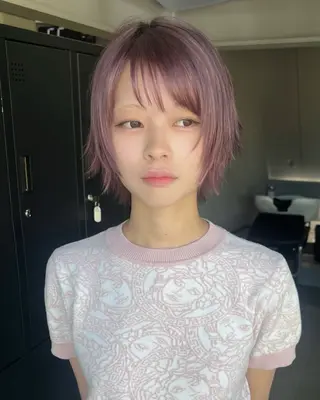 ショート カラー 🎀ブリーチカラー/ ボブ/Reina🎀のヘアスタイル