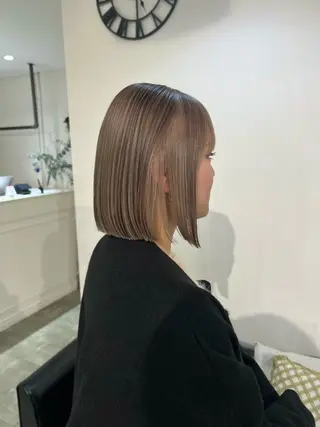 ショート カラー ボブ美容師 /馬場 翼のヘアスタイル