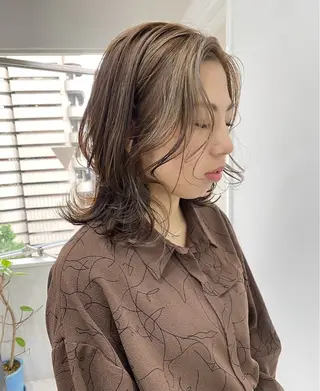 カラー 愛子 /ハイトーンのヘアスタイル