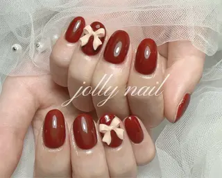 ネイル Jolly チップ長さだしのネイルデザイン