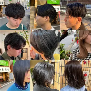 ショート メンズ 【髪質改善/縮毛矯正 /カラー】ホサカのヘアスタイル