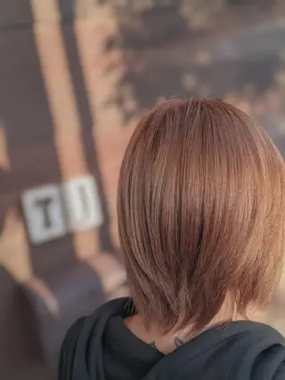 ミディアム カラー 吉村 周馬のヘアスタイル