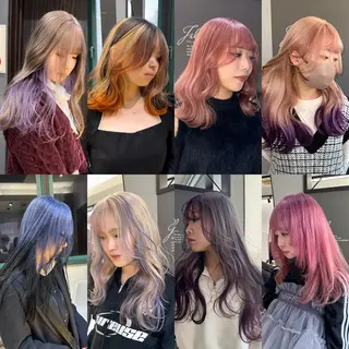 セミロング カラー JILL/鶴岡 和幸/天神のヘアスタイル