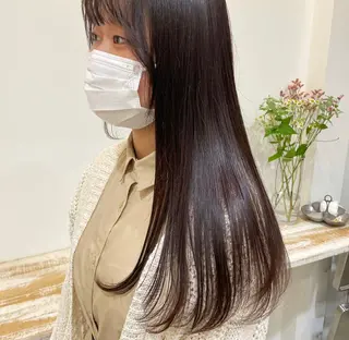 ロング カラー 髪質改善ストレート✨ パーマヘア✨YUKIのヘアスタイル