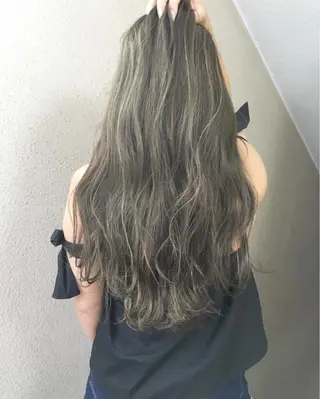 ロング カラー 【美髪矯正】【スト カール】小野村翔太のヘアスタイル