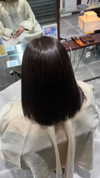 ミディアム 髪質改善 田中大貴のヘアスタイル