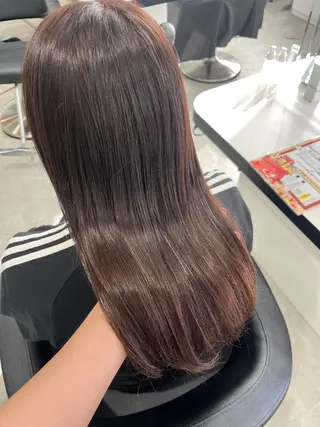 ロング カラー みう/仙台/暖色/ 艶髪/顔周りカット/のヘアスタイル
