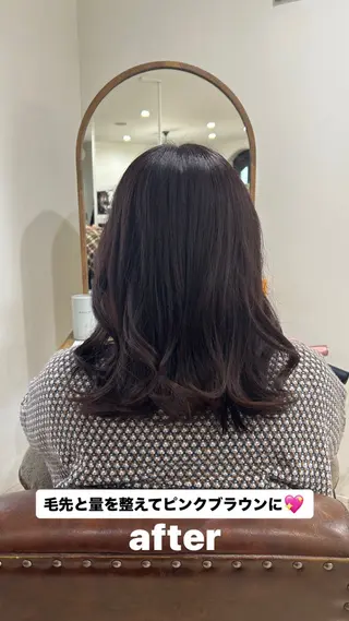 カラー 畠山 結衣のヘアスタイル