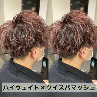 カラー パーマ メンズ ⭕️メンズパーマ⭕️ 山口　裕太郎のヘアスタイル