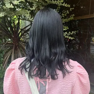セミロング 💜にしむら みく💜のヘアスタイル