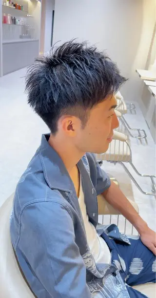 メンズ 大人メンズパーマ メンズ特化　萱原大幹のヘアスタイル