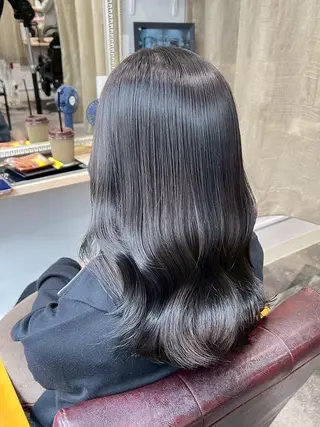 セミロング カラー est-r.Fukuoka所属・マエダルイ🫧 韓国ヘア🫧博多のヘアスタイル