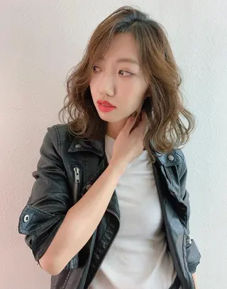 ミディアム 時末侑実 桜井駅のヘアスタイル