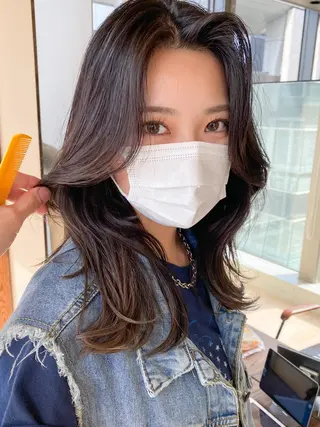 セミロング 【1日2名様限定】 AFLOAT白川雄副のヘアスタイル