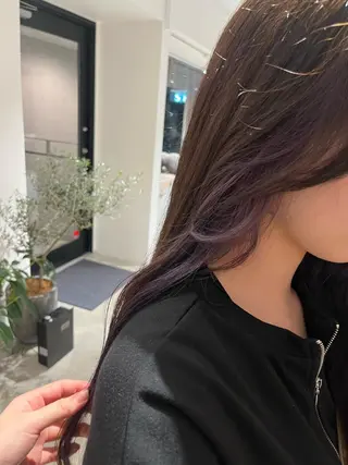 ロング 頭皮につけないカラー /白髪ぼかし/実加永のヘアスタイル