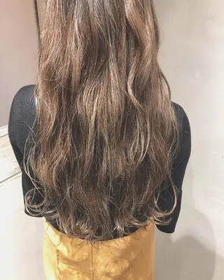 セミロング カラー BRICK所属・［BRICK］Yui ナチュラル系の極みのヘアスタイル