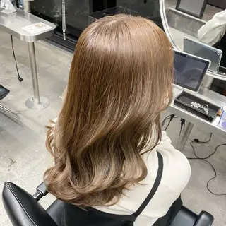 セミロング カラー 佐藤 幸輝のヘアスタイル