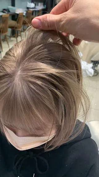 ショート タンバルモリパーマ 礒井メンキのヘアスタイル