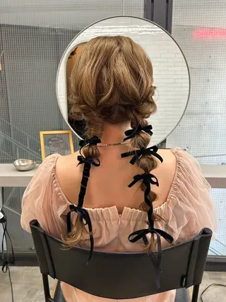 ロング ヘアアレンジ やすだ しおりのその他イメージ