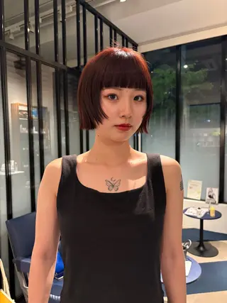 ショート カラー La Pensee/ カスヤリクのヘアスタイル