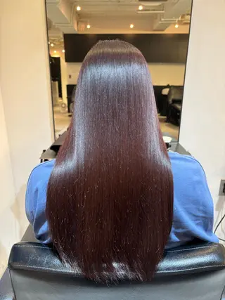 ロング 落合智登世🌀トリー トメントモデル募集中のヘアスタイル