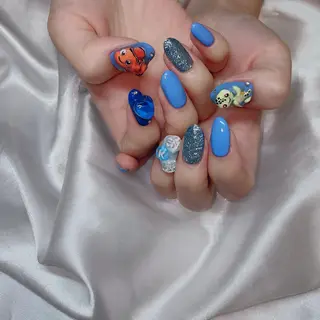 ミディアム ⛓Miyu ⛓のネイルデザイン