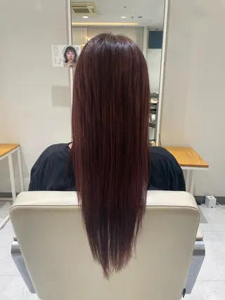 ロング 佐々木 麻衣のヘアスタイル