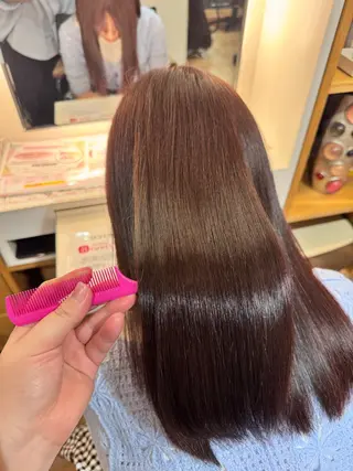 セミロング 南 怜奈のヘアスタイル