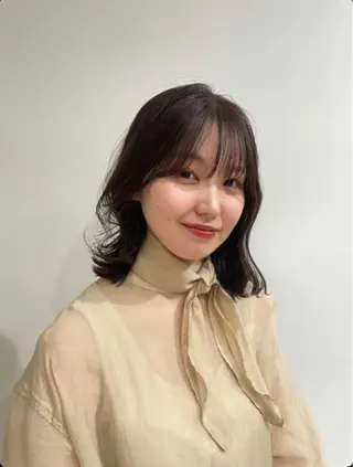 カラー MINX The pass所属・透明感ケアカラー/ レイヤー/ryokaのヘアスタイル