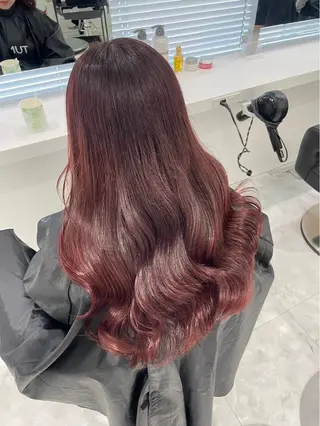 カラー ♡艶髪ブラウン himi♡のヘアスタイル